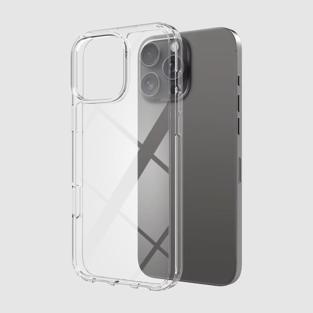 High Quality Acrylic + TPU Hybrid Transparent Case for iPhone 16 Pro High Quality Acrylic + TPU Hybrid Transparent Case for iPhone 16 Pro